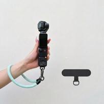 DJI Osmo Pocket 4 ir 3 kartos riešo dirželis Aukščiausios klasės telefono kameros dėklo dirželis black
