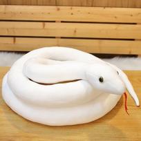 Gyvatė Netikra Gyvatė Pliušinis Žaislas Gyvatės Apgavystės Rekvizitas Pokštas Feng Shui Kobros Lėlė Vaikų Žaislas Zodiako Gyvatė 200Cm (0.3kg) white