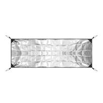 Outdoor Picnics Mat Sleep Tent Pad Aluminum Foil Foams Insulating Camping Mat Sleep Tent Pad Thermal Insulating Mat 70x200 white