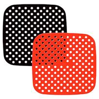 Silicone Mat Grill Mat for Hot Air Frying Machine Accessories Reusable Silicone Pad Perforated Silicone Baking Paper Air Frying Machine