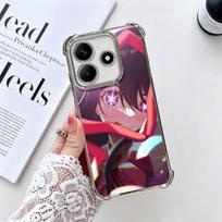 Oshi No Ko Anime Soft Phone Case For Xiaomi Redmi Note 14 15 Pro Plus 13 12 11S 11T 5G 10 9S 9 Plating Anti-Fall Fundas Redmi Note 13 Pro 4G