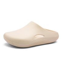 Fashion New Men Slippers Indoor Garden Clogs Water Proof Chef Shoes Beach Sandal Slippers For Pet Workers Outdoor Fishing Shoes 40 white