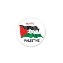 Palestine Flag Lapel Pin Available In Multiple Vibrant Colors Style B red