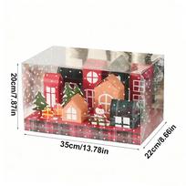 Christmas Advent Calendar Boxes Gift 25Pcs Candy Box Xmas Small Gifts Wrapping Supplies Advent Countdown Christmas Home Decor M beige