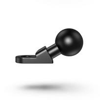 Motorcycle Angled Base for W/ 10mm Hole 1'' Ball for Head Adapter Work for RAM Mounts for  Camera Smartphone for  GPS 1 black
