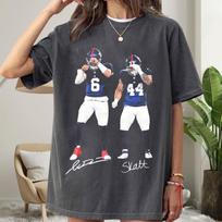 Jaxson Dart & Cam Skattebo Vintage Inspired Graphic Shirt – College Football Fan Tee – Retro Game Day Shirt – Printed on Comfort Colors 1717 S black