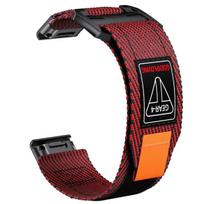 QuickFit 26mm Nylon Strap For Garmin Fenix 7X 6X Pro/Epix Pro Gen 2 51mm 47mm/Fenix5X 5XPlus Tactix 7 Pro Braided Watchband Quick Fit 26mm black