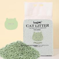Original Plant Tofu Cat Litter 6L Green Tea Mixed Plant Cat Litter Fast Clumping Pet Supplies A4 white