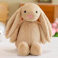 Mielas zuikutis pliušinis žaislas ilgaausis minkštas įdarytas lėlė mergaitėms vaikams kūdikiams žaislas kawaii gyvūnas gimtadienio dovanos 28cm purple