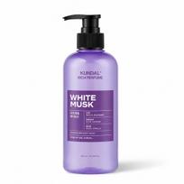KUNDAL Rich Perfume Body Wash White Musk 500ml – Moisturizing & Fragrant Body Cleanser gray