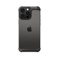Aliuminio Metalinis Telefono dėklas iPhone 13 14 15 Plus 16 Pro Max 17 Air Slim CNC Briaunos Rėmas Su Šilumos Išsklaidymu iPhone 13 juoda