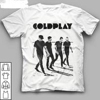 Nauja populiari „Coldplay“ grupės spalva juoda medvilnė balta visų dydžių unisex. Unisex marškinėliai S white