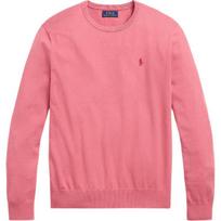 Polo Ralph Lauren FW25 Mažo žirgo logotipas Siuvinėtas megztinis ilgomis rankovėmis Vyriškas megztinis 710718596-022 2XL pink
