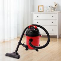Powerful Suction Wet Dry Vacuum Cleaner 110V Multi-Layer HEPA Filtration Large 4-Gallon Capacity for Garage/Workshop US black
