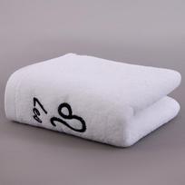 Ypač didelis sugeriantis medvilninis Zodiako ženklų vonios rankšluostis su siuvinėtu dizainu 35*75cm Towel pink