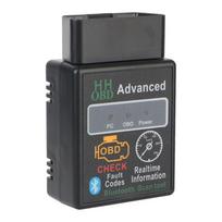 12V Bluetooth 5.1 OBD2 Code Reader V1.5 ELM327 Scanner OBD 2 Diagnostic Tools Car Engine Battery Tester Fault Code Scan Clear black