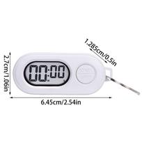 Stop Watch Timer Stop Timer Keychain for Sports LCD Screen Multi-Functional Countdown Clock or Various Scenarios balta
