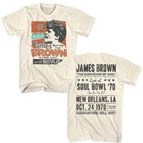James Brown New Orleans Live At The Soul Bowl 70 Men's T Shirt Funk R & B Music S gray