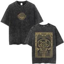 Classic Shooting Game Bioshock Vintage Washed T-shirt Men Women Hip Hop Oversized T Shirt Men's Gothic Rock T-shirts Streetwear S įvairiaspalvis