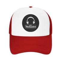 Technics Turntable  Dj Everyday Outings Baseball cap Not Easy To Fade Fishing Snapback One Size black