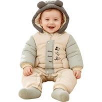 Disney peliuko Mikio žiemos kombinezonas su gobtuvu ir pašiltinimu 80/48 beige