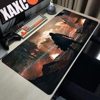 Destiny 2 Mouse Pad Cartoon Lockedge Large Gaming Pad Computer Gamer Keyboard Mouse Mat Desk Mousepad for PC Desk Pad 30cmx60cm(11.8x23.6inch) brown