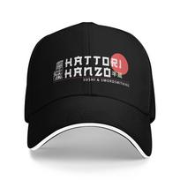 Hattori Hanzo Sword  Sushi Sandwich Baseball Cap Casual Samurai Warrior Unisex Breathable Adjustable Sun Cap Workouts Hats Adjustable black