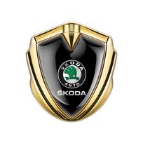 1Pcs Car Metal Shield Logo Car Side Window Body Badge Stickers For Skoda Octavia 2 3 A7 Fabia Rapid Superb Scala Kamiq Karoq xknp33 gray