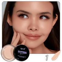 Blurring Putty Concealer Waterproof Full Coverage Face and Body Cream for Tattoos Scars Dark Circles Blemishes Long Lasting Matte Makeup 1# brown