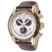 Versace vyriškas Ray Chronograph kvarcinis laikrodis 44mm VE2I00221 balta
