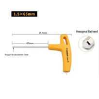 Extended T-type Allen Wrench Set: Extra Long 3mm, 4mm, 5mm, 6mm Screwdriver Sockets yellow