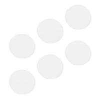 6PCS 22.5mm 25mm Double Domed Sapphire Watch Crystal Glass 1.2mm Thick Watch Spare Parts Tools white