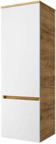 Pakabinama vonios spintelė Riva SU40-GW, balta matinė sp./gold craft oak sp., 35 cm x 40 cm x 120 cm