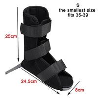 Ankle Brace Support Splint Foot Drop Guard Orthosis For Plantar Fasciitis Heel Pain Relief Adults Kids Comfortable Fit black