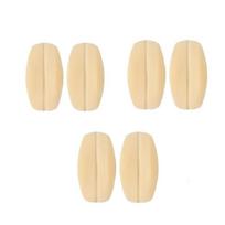 6pcs Silicone Shoulder Strap Pads, Anti-Slip Bra Strap Holders, Multi-Color Seamless Pressure-Relief Shoulder Pads beige