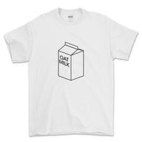 Oat Milk Carton T-shirt in many colors, Vegan clothing. S įvairiaspalvis