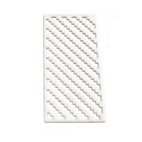 1/9Pcs Assist Aligning DIY Diamond Painting Ruler Square Zigzag Diamond Painting Mesh Ruler Canvas Positioning Correction Tool black