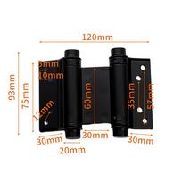Heavy Duty Adjustable Spring Hinges – Double Action Steel For Residential Commercial Doors Home Improvement Door Hardware