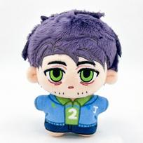 Game Stardew Valley Shane Sebastian Cosplay Doll Plush Cotton Doll Cartoon Backpack Pendant Keychain Accessories Room Decoration 10cm blue