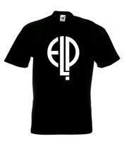 Emerson Lake and Palmer ELP Marškinėliai Dydis Mažas Juodi S black