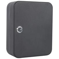 20/48 Position Key Cabinet Colored Tags Key Safe Box New Key Storage Lock Box  Home Office Business 20 Position Black Key Lock