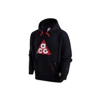 Nike FW23 Dragon Year CNY Series Letter Logo Print Fleece Hoodie Men Hoodie Black FZ6193-010 M black