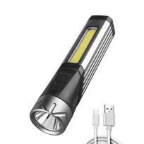 Automobilinė LED stiprios šviesos žibintuvėlis Nešiojama magnetinė stovyklavimo fakelas 90° pasukama galvutė Daugiafunkcinis sulankstomas rankinis darbo žibintas 4h
