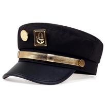 Anime JoJo's Bizarre Adventure Cosplay Cap Men and Women Props Berets Caps Outdoor Sun Protection Newsboy Hat Artist Cap EMA black