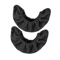 1 Pair Ice Skate Covers Blade Guards Soakers Protector Soft Fleece Moisture Absorption Suitable for M black