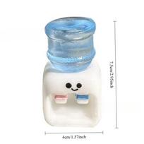 Squishy Material Water Dispenser Squeeze Toy Anti Stress Fun Play Squishy Water Dispenser Decompression Fidget Toy gray