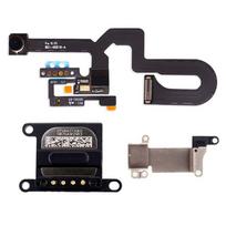 Front Facing Camera For iPhone 7 7P 8 Plus Proximity Light Sensor Flex Ribbon Cable + Earpiece Speaker Metal Bracket For iPhone 7 black