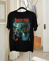 Benediction - Short Sleeve Gift For Fan Black All Size T-Shirt XXL gray