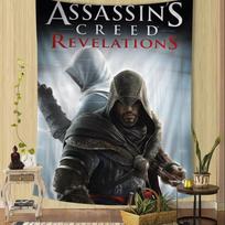 Japanese Anime Assassin Tapestry, Creed Style Wall Hanging For Fans Bedroom Dorm Gaming Room Home Decor Gift 40X60cm gray