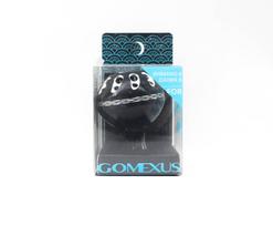 Gomexus K138ABKSR Knob Alu Black Silver 38mm Shimano A , Daiwa S (1489) black